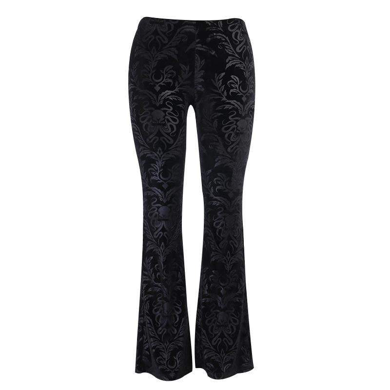 Women's Personalized Suede Embossed Casual Trousers