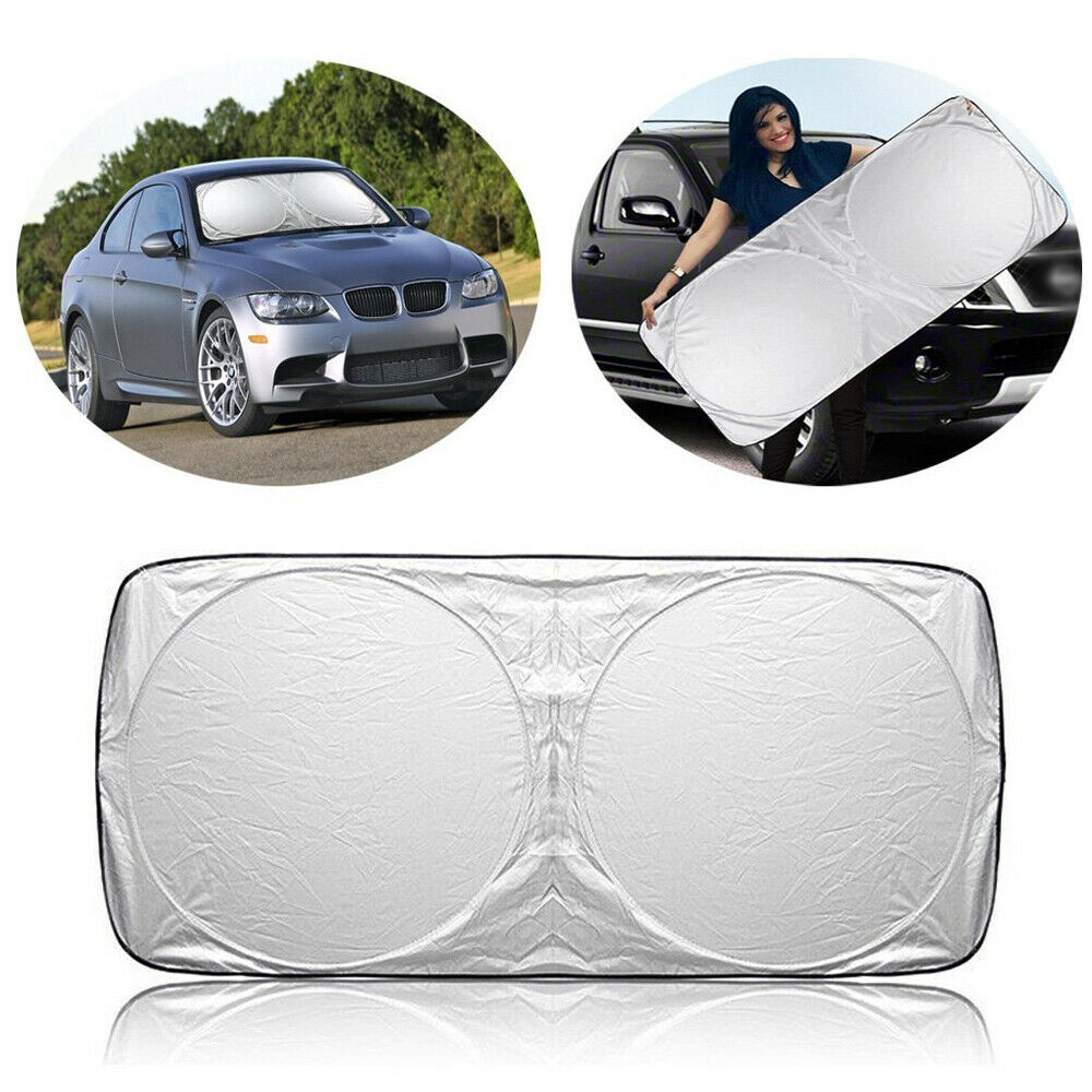 Car Windshield Sun Shade Visor Foldable Large Sunshade for Truck Van Block Cover