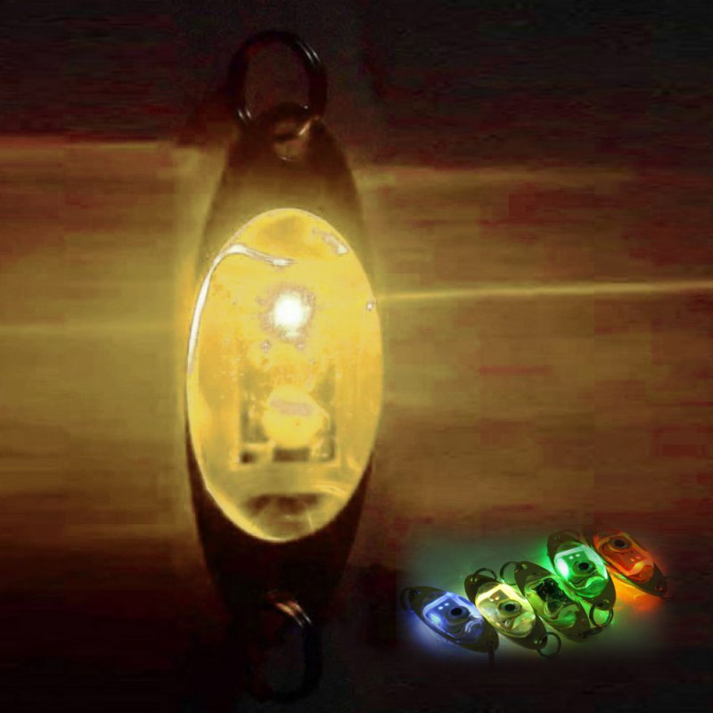 Button Battery Fish Lure Lamp Electronic Luminous Lure Fishing Lure