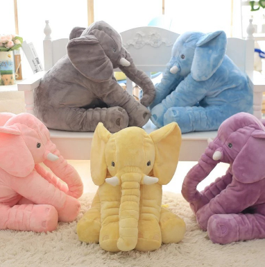 Almohada De Muñeca De Elefante Para Dormir Confort Para Bebé Con