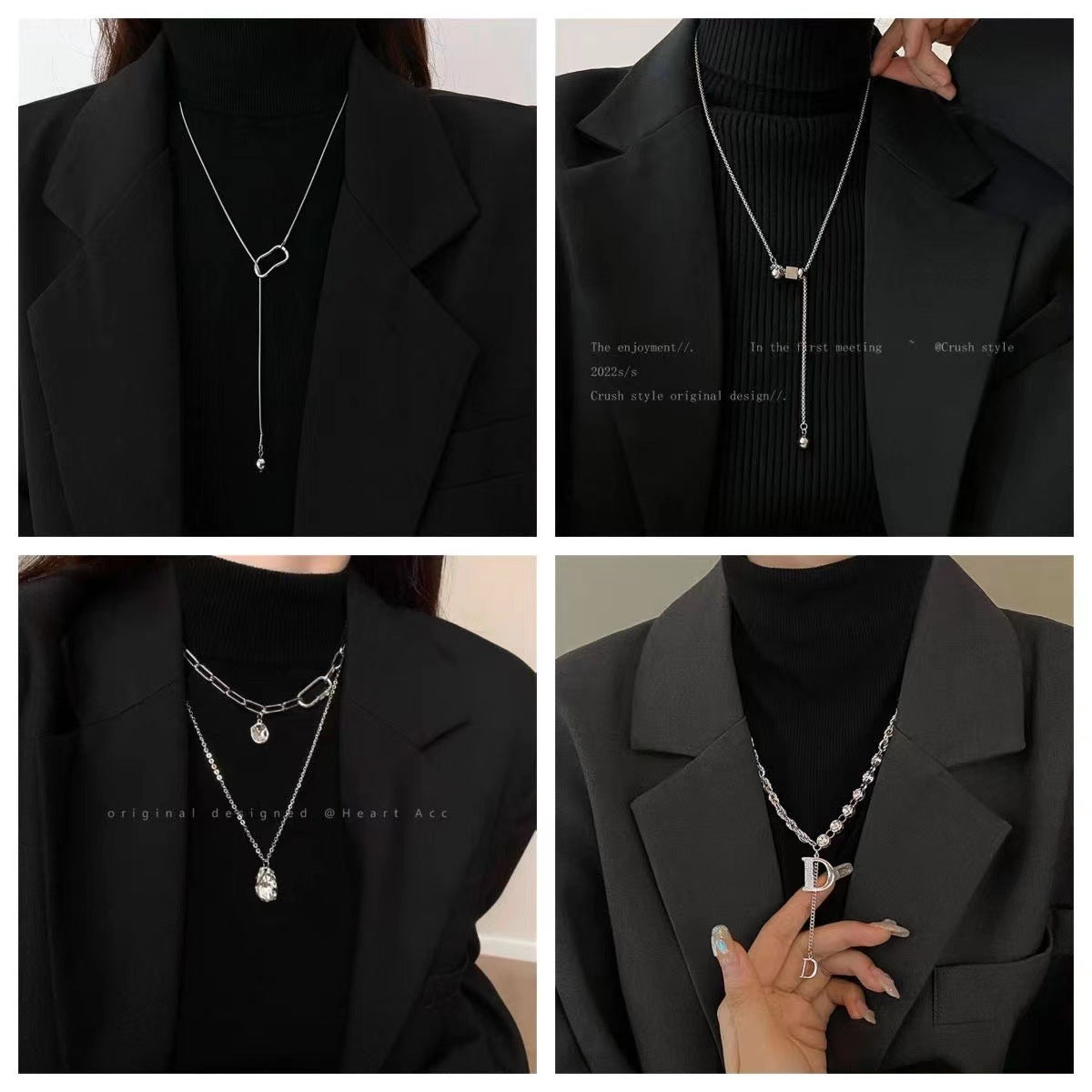 Elegant Double-layer Long Sweater Chain