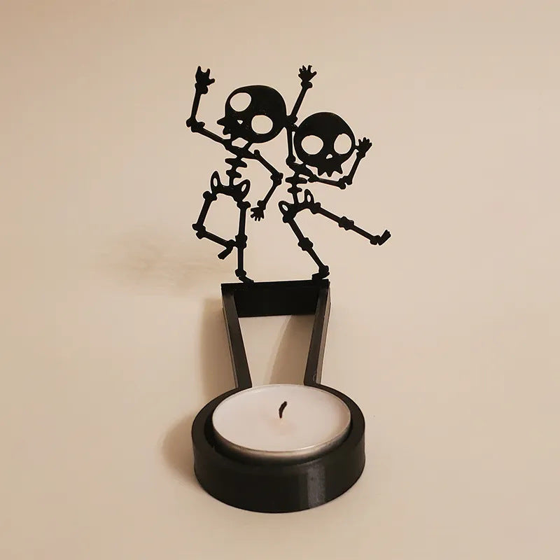 Halloween Fun Candle Holder Decorations