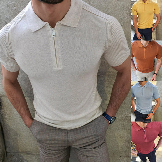 Top ajustado de verano para hombre