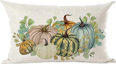 Cross-border Autumn Pumpkin Thanksgiving Pillow Cover Waist Pad Family 30x50cm Without Core