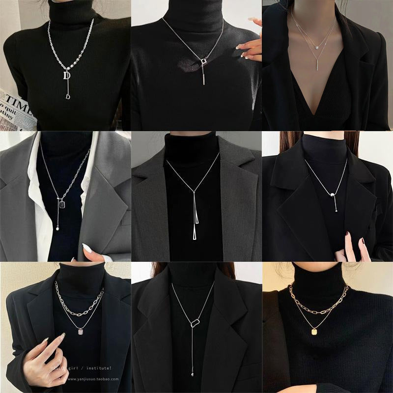 Elegant Double-layer Long Sweater Chain