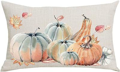 Cross-border Autumn Pumpkin Thanksgiving Pillow Cover Waist Pad Family 30x50cm Without Core