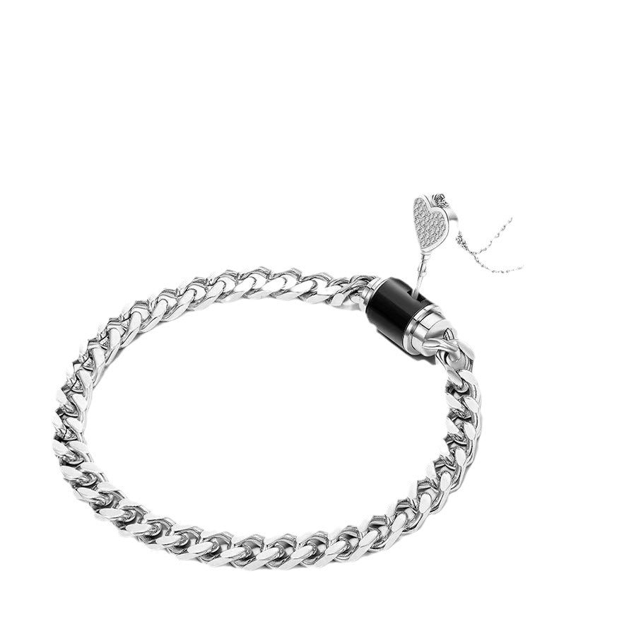 Pulsera One Lock Love Little Lock para collar de pareja