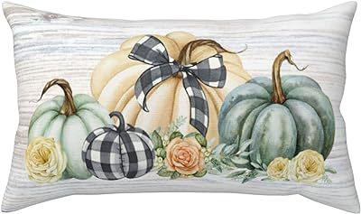 Cross-border Autumn Pumpkin Thanksgiving Pillow Cover Waist Pad Family 30x50cm Without Core