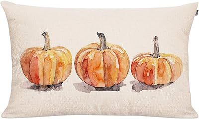 Cross-border Autumn Pumpkin Thanksgiving Pillow Cover Waist Pad Family 30x50cm Without Core