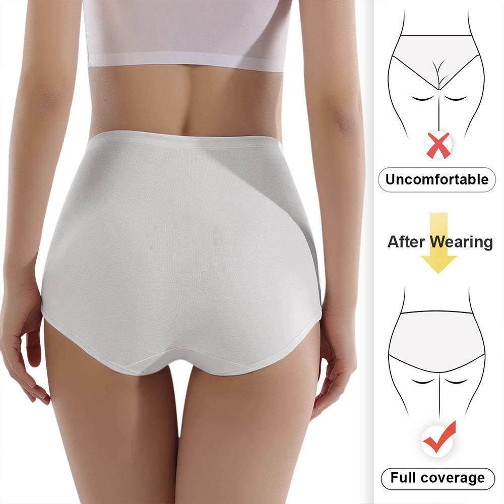 High Waist Shaping Briefs Large Size Ladies' Underwear