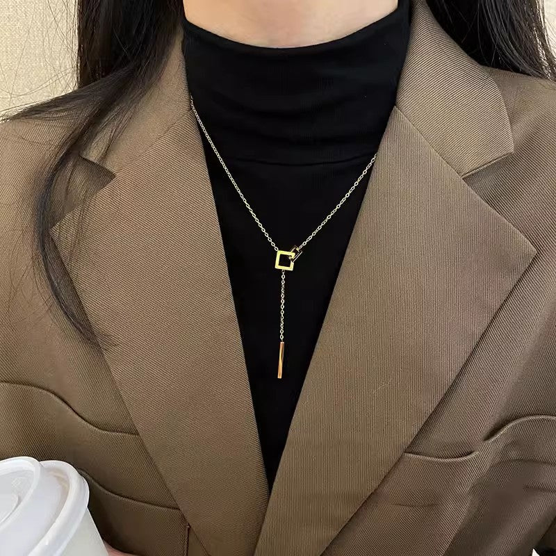 Elegant Double-layer Long Sweater Chain