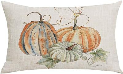 Cross-border Autumn Pumpkin Thanksgiving Pillow Cover Waist Pad Family 30x50cm Without Core