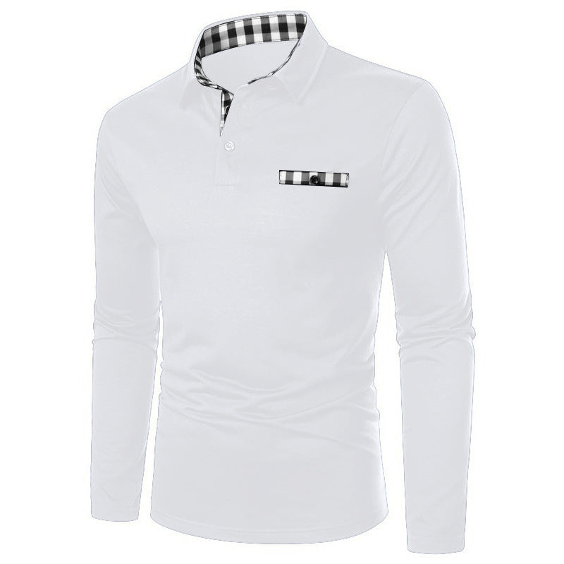 Polo deportivo con cremallera y solapa para hombre