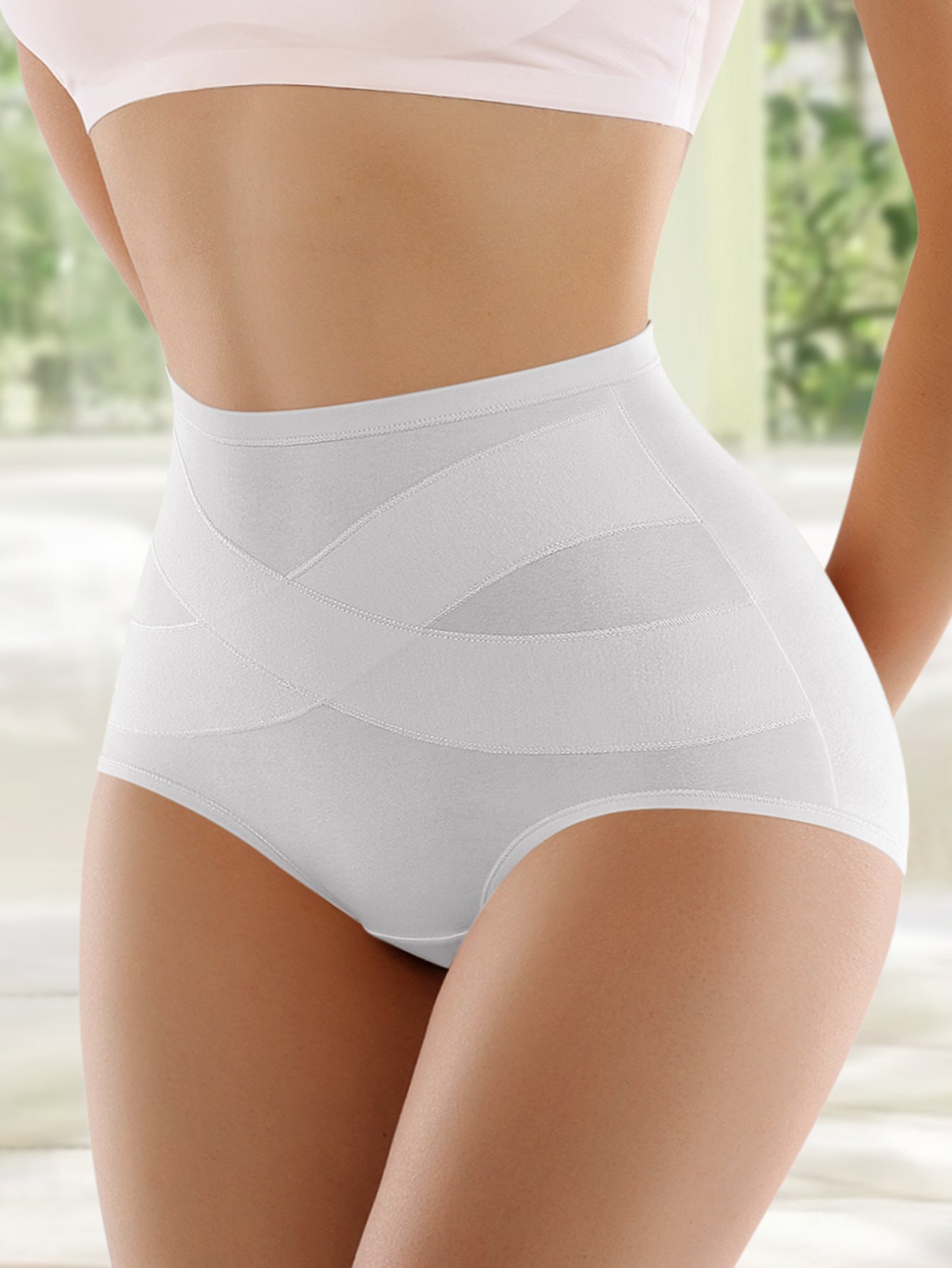 High Waist Shaping Briefs Large Size Ladies' Underwear