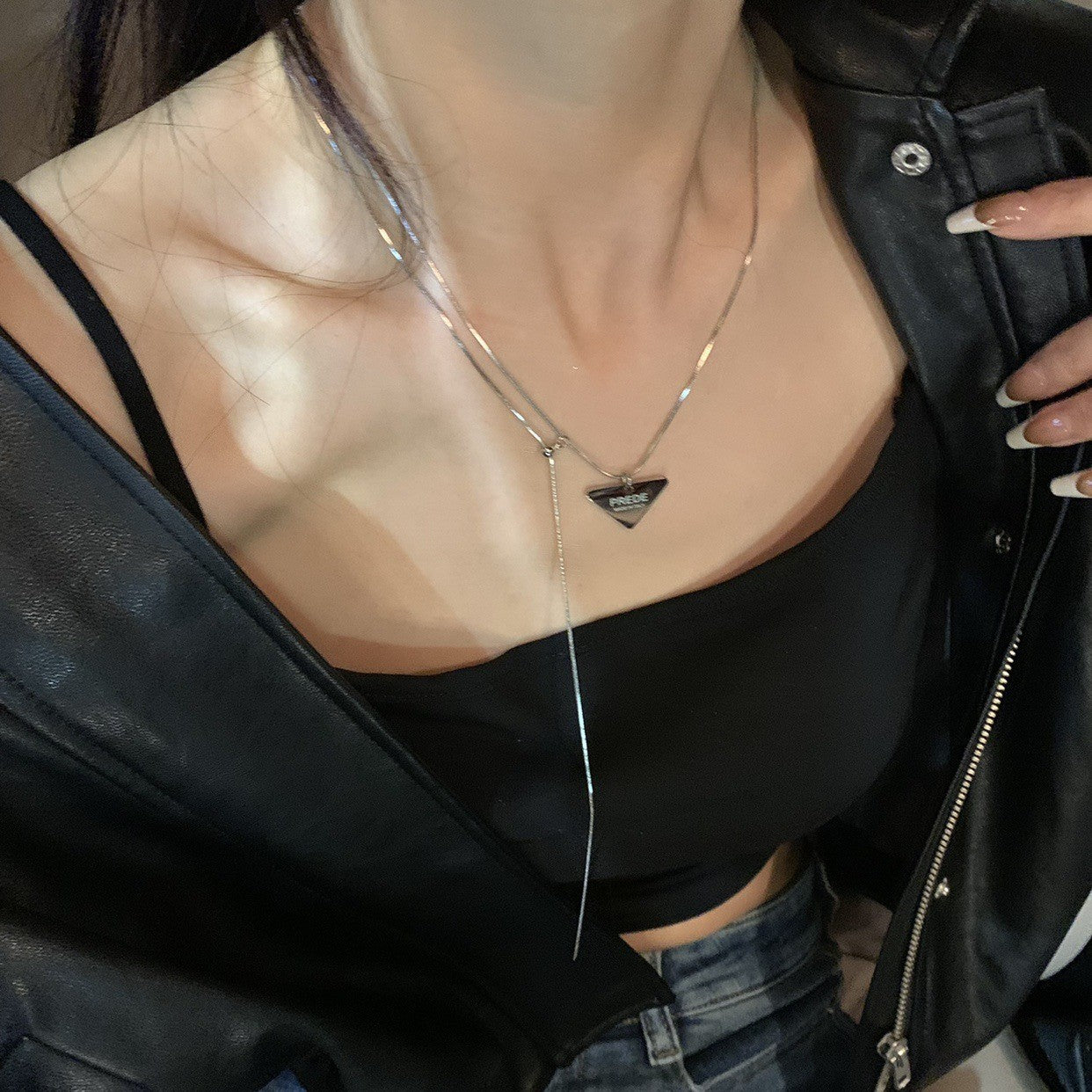 Elegant Double-layer Long Sweater Chain