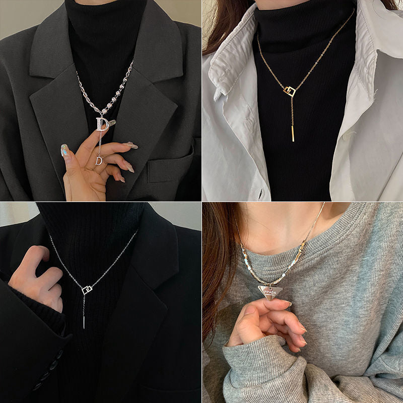 Elegant Double-layer Long Sweater Chain