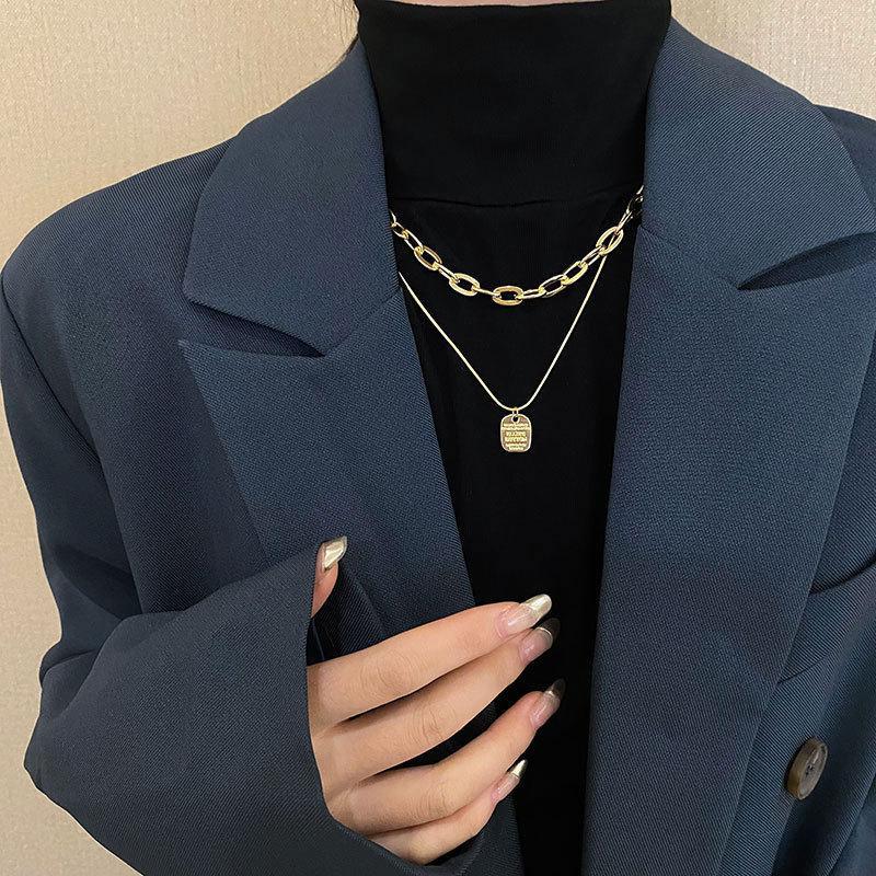 Elegant Double-layer Long Sweater Chain