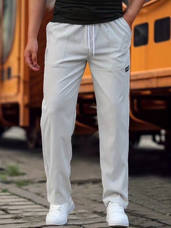 Spring And Autumn Men's Comfort And Casual Trousers Loose All-matching