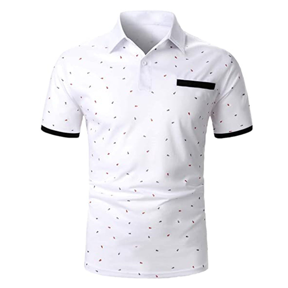 Jersey de manga corta para hombre Golf Jersey