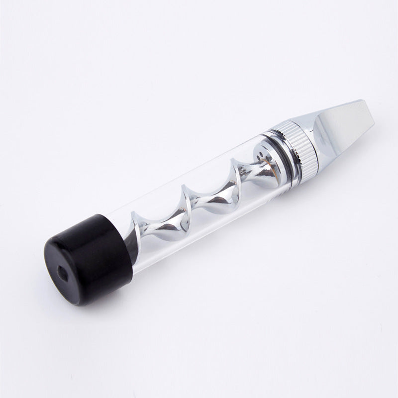 7P Mini V2 Twisty Glass Blunt Dry Herb Smoking Pipe Kit