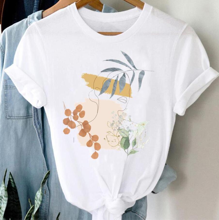 Women's Printed Cartoon Casual T-shirt