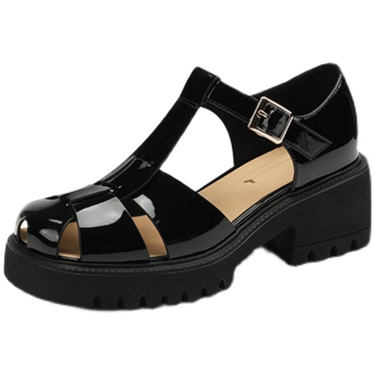 Ankle-strap Buckle Casual Women's Shoes