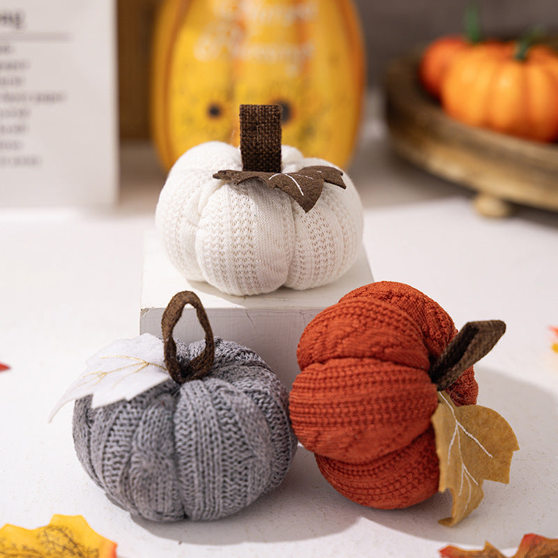 Thanksgiving Decorations Orange Pumpkin Pendant