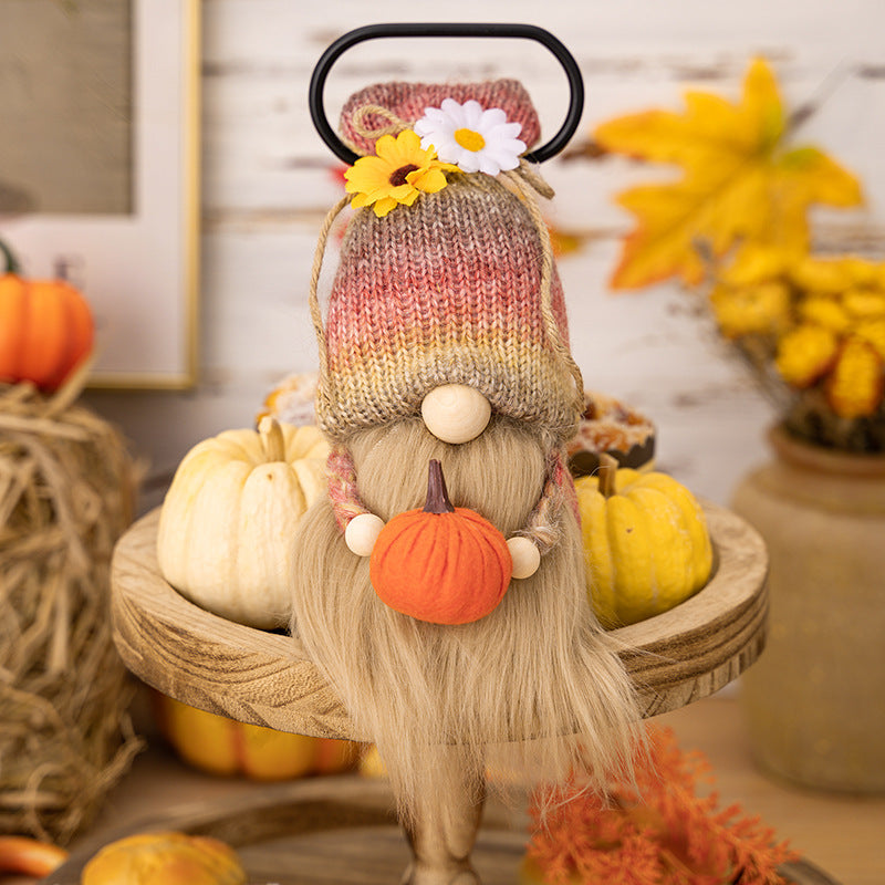 Thanksgiving Decorations Harvest Season Rudolf Doll