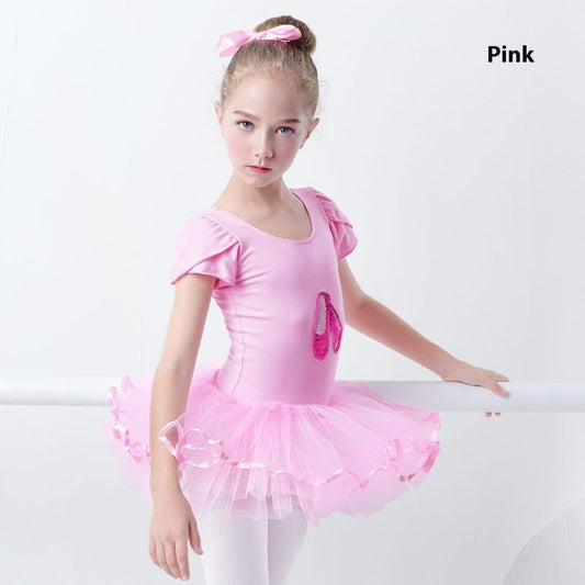 Girls Fashion Dancing Dress Exercise Clothing