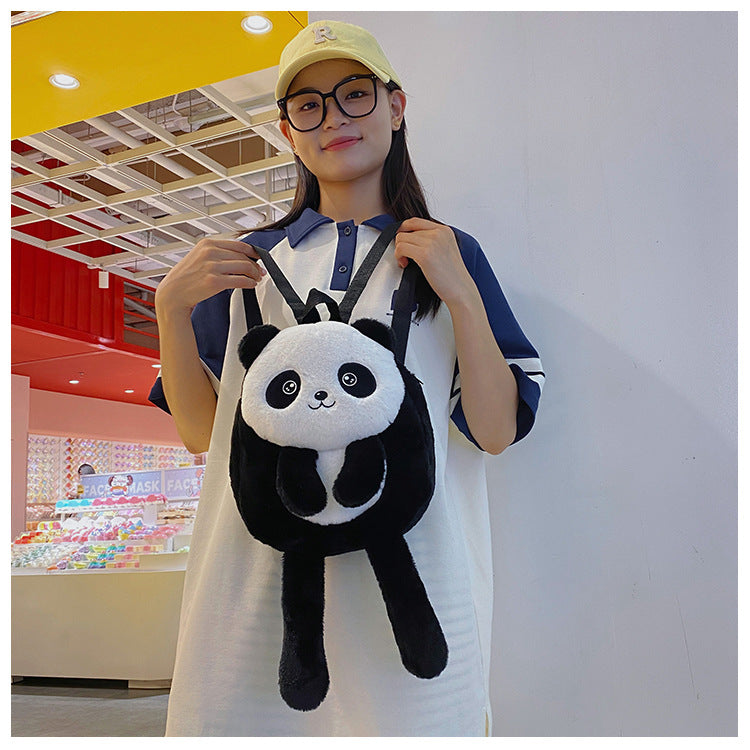 New Children's Personalized Panda Backpack All-match And Cute