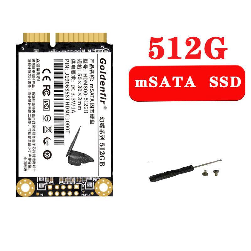 Unidad de estado sólido nueva computadora portátil de escritorio de 512 GB Universal Mini SATA SSD genuino