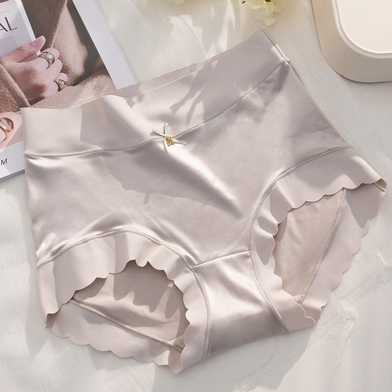 Satin Seamless Ice Silk Underwear