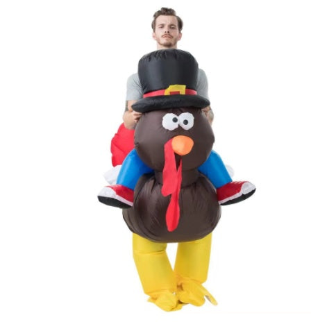 Thanksgiving turkey inflatable suit