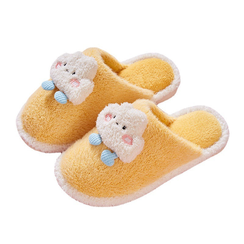 Clouds Couple Cotton Slippers Unisex Household Autumn And Winter Cartoon