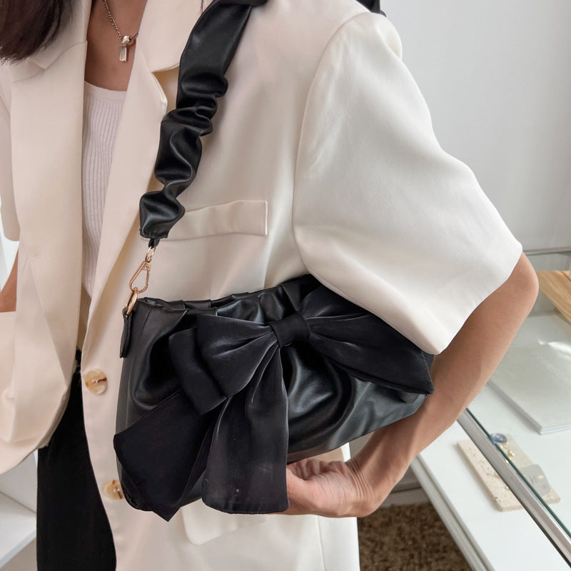 2022 New Fashion Casual Chain Crossbody Cute Bow Shoulder Underarm Bag