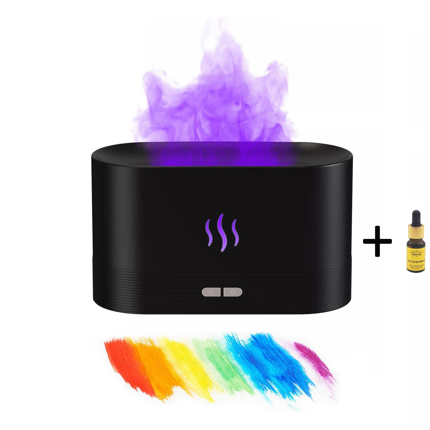 Humidificador de llama ultrasónico USB, difusor de Aroma de llama de fuego de aceite esencial colorido Led RGB, superventas, 2022