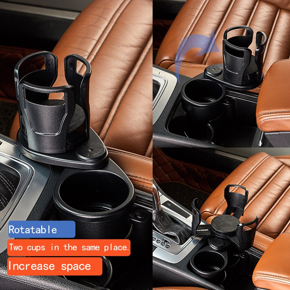 Portavasos plegable para coche, soporte para botella de bebida, soporte para taza, gafas de sol, organizador de teléfono, estilo de coche