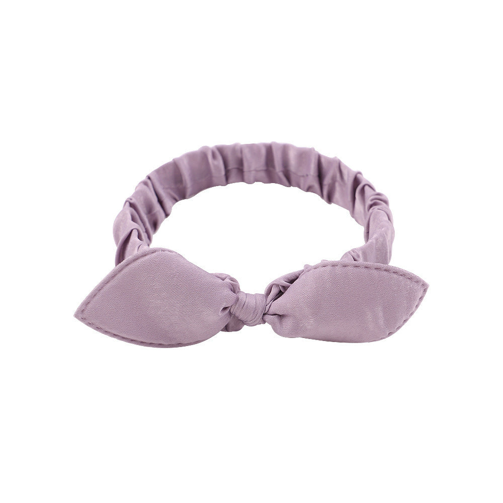 All-match Satin Headband With Wide Side Hair And Headband