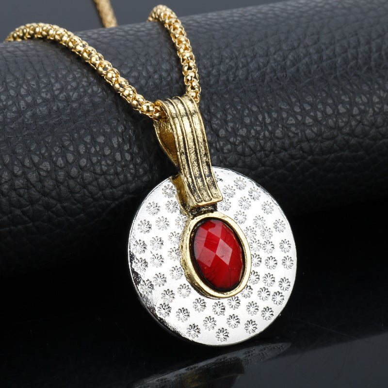 New Ruby Necklace Creative Pendant Jewelry