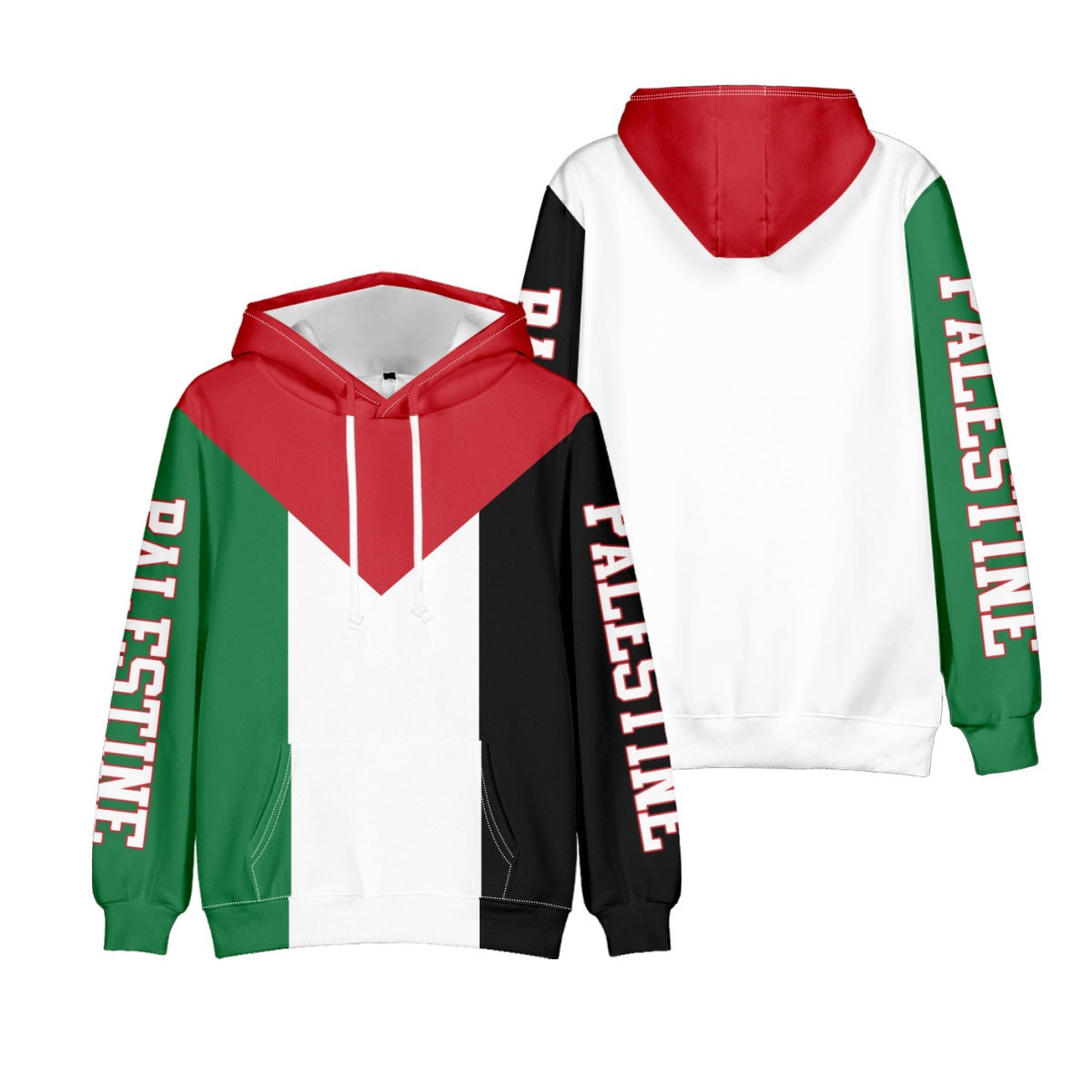 Palestinian Refueling Polyester Fiber Hoodie Jacket