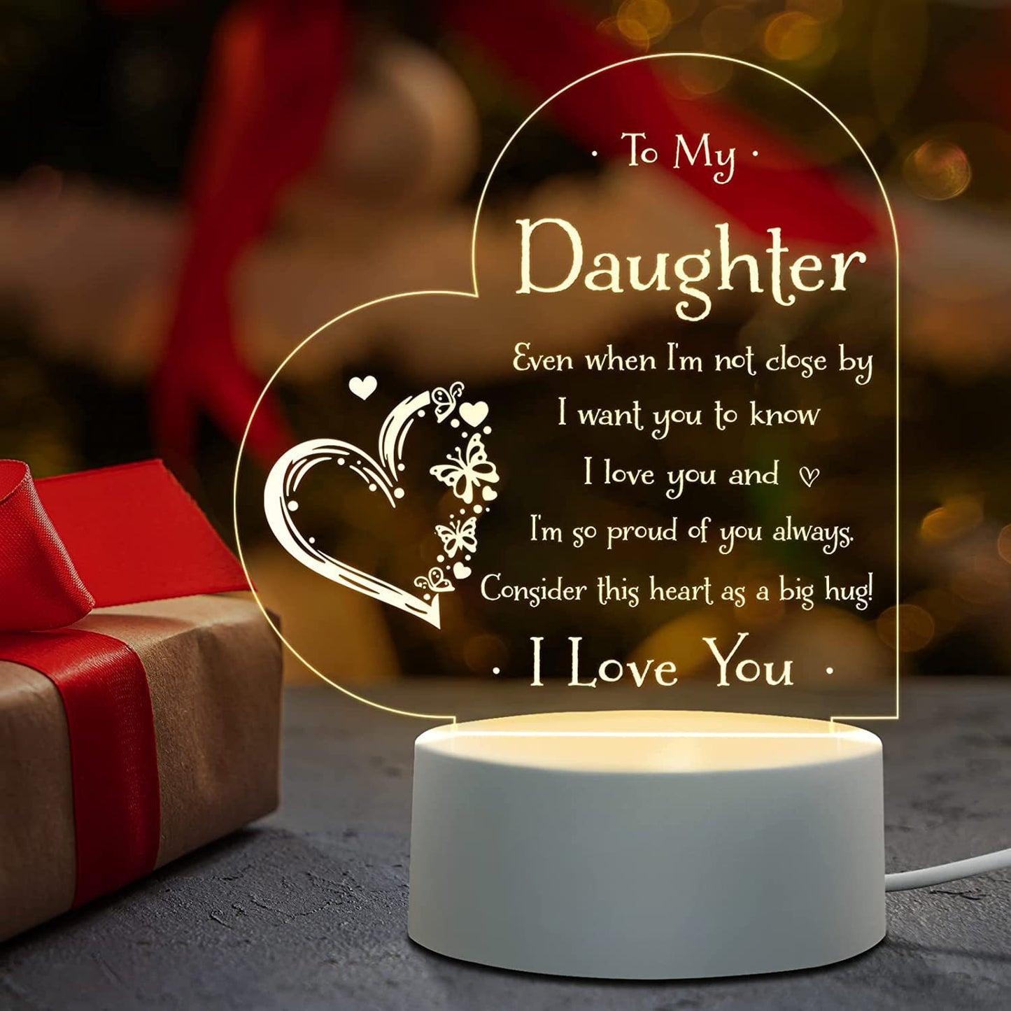 Thanksgiving Gift For Mom Acrylic Night Light