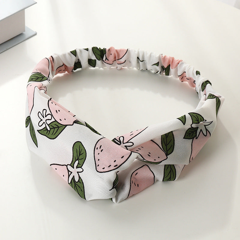 All-match Satin Headband With Wide Side Hair And Headband