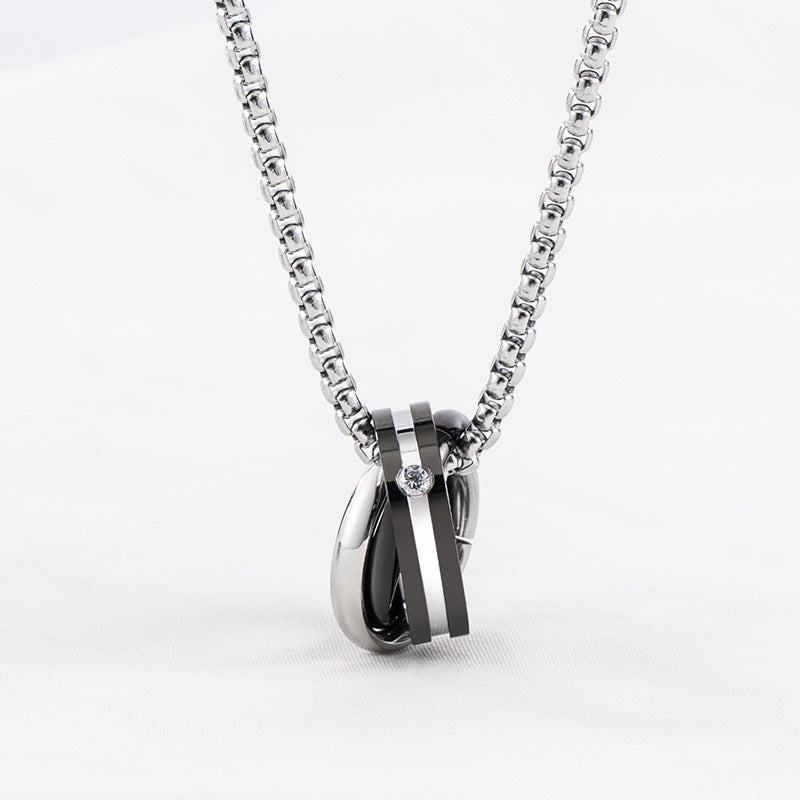 Women's Long Titanium Steel Necklace