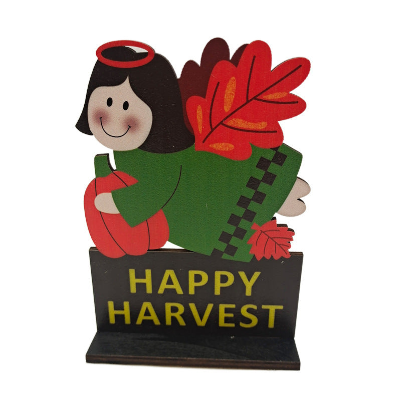 Thanksgiving Wooden Fall Signs Table Decorations Harvest Party Fall Table Centerpieces Autumn Wood Ornaments For Dining Table