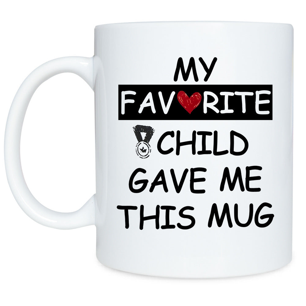 Thanksgiving Father Mother Ceramic Coffee Mug