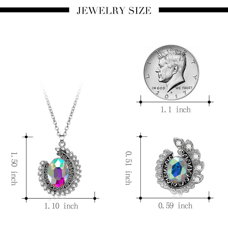 Popular Color Diamond Multi-faceted Alloy Diamond Jewelry