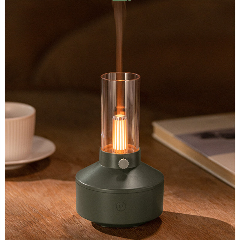 Retro Light Aroma Diffuser Essential Oil LED Light Filament Night Light Air Humidifier For Home