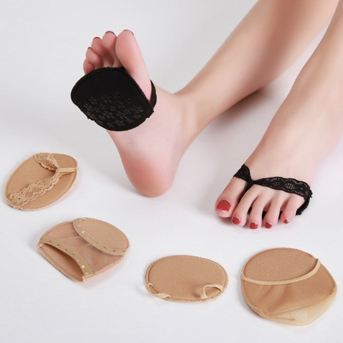 Sandals Sweat-absorbent Anti-slip Anti-pain Front Pad Invisible