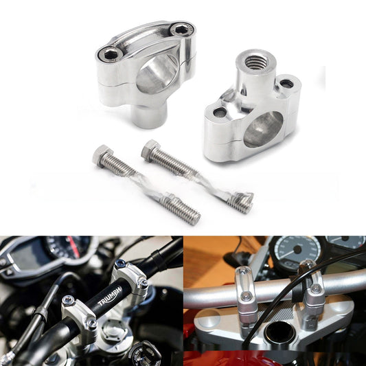 Motorcycle Modification Universal Diameter 1 Silver Handle