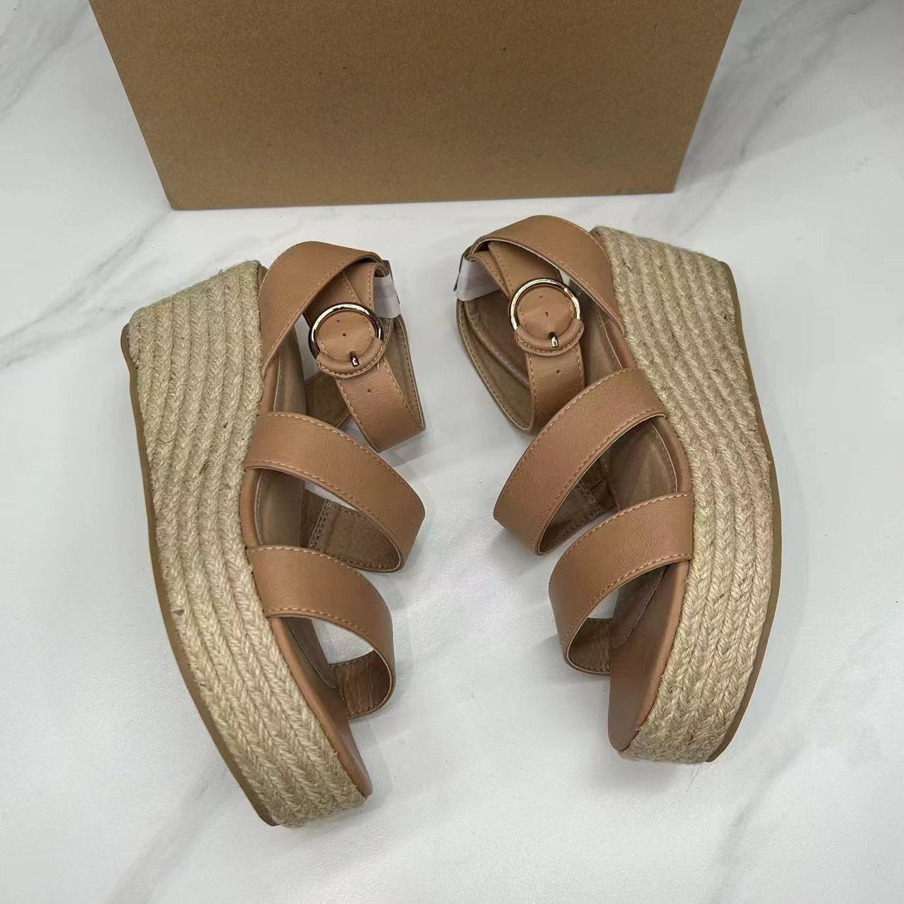 Women's One-strap Wedge Shoes